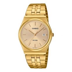 Zegarek męski Casio MTP-B145G-9AVEF, Quartz, 35mm, 5ATM. Żółte zegarki męskie Casio. W wyprzedaży za 329.80 zł.