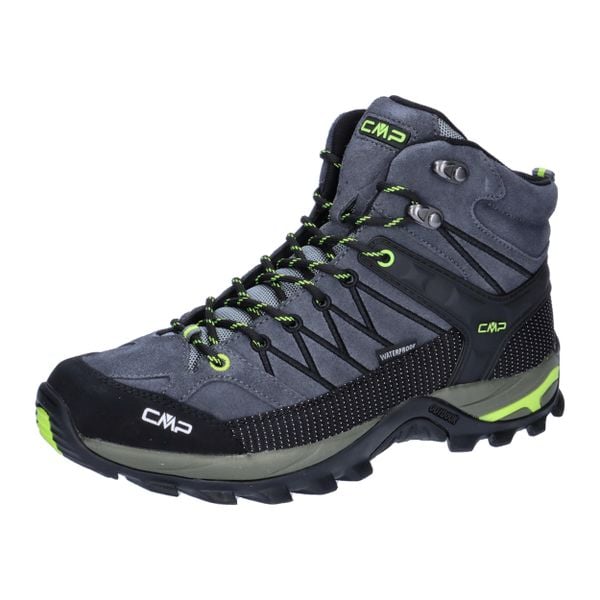 Buty trekkingowe męskie CMP Rigel Mid. Brązowe buty trekkingowe męskie CMP, z materiału, za kostkę, bez zapięcia, trekkingowe. Za 434.73 zł.