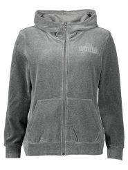 Puma Bluza "Essentials Plus Velour" w kolorze szarym rozmiar: S. Szare bluzy z kapturem damskie Puma, s. Za 151.95 zł.