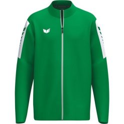 Erima Intro Kurtka Treningowa Smaragd - kontrastowe wstawki. Kurtki męskie Erima, s, bez wzorów, z materiału, klasyczne, bez kaptura. Za 197.00 zł.
