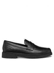 Geox Półbuty U Spherica Ec1 U36D1A 00046 C9997 Czarny. Czarne buty wizytowe męskie Geox, ze skóry, bez zapięcia. Za 429.99 zł.