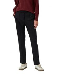 S.Oliver Spodnie w kolorze czarnym rozmiar: 36. Czarne spodnie materiałowe damskie S.Oliver, bez wzorów, z materiału. Za 97.51 zł.