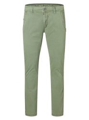 Timezone Spodnie chino "Lui" - Regular fit - w kolorze oliwkowym rozmiar: W38/L34. Brązowe spodnie materiałowe męskie Timezone, bez wzorów. Za 76.95 zł.