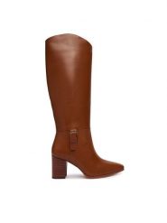 LAUREN RALPH LAUREN Kozaki Rlyn Bk T Hl Bo Tal 802P15660001 Brązowy. Brązowe kozaki damskie Lauren Ralph Lauren, ze skóry, bez obcasa, na słupku. Za 1,599.00 zł.