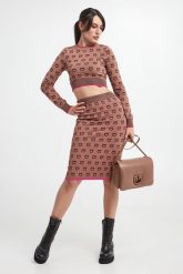 Spódnica midi Ioto PINKO. Spódniczki damskie Pinko, l, bez wzorów, midi. W wyprzedaży za 671.40 zł.