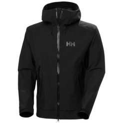 Kurtka narciarska Helly Hansen Verglas Bc. Czarne kurtki męskie Helly Hansen, na zimę, m, bez wzorów, sportowe, bez kaptura. W wyprzedaży za 1,608.90 zł.
