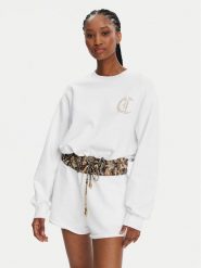 Just Cavalli Bluza 78PAIE01 Biały Regular Fit. Białe bluzy bez kaptura damskie Just Cavalli, s, z bawełny. Za 689.99 zł.