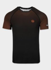 Męski krótki rashguard PITBULL techniczna sportowa koszulka RANKED. Czarne t-shirty sportowe męskie PITBULL, m, z elastanu, bez ramiączek, na fitness i siłownię. Za 179.00 zł.