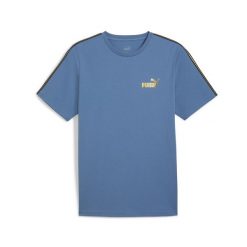 Męska koszulka ESS TAPE MINIMAL GOLD PUMA Blue Horizon. Niebieskie t-shirty sportowe męskie Puma, m, bez ramiączek, do biegania. W wyprzedaży za 113.60 zł.