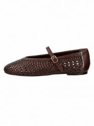 GANT Footwear Skórzane baleriny "Chadii" w kolorze brązowym z paskiem rozmiar: 40. Brązowe baleriny damskie GANT Footwear, bez wzorów, bez obcasa. Za 454.95 zł.