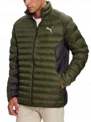 Męska kurtka pikowana Puma Packlite Primaloft zielona. Zielone kurtki męskie Puma, m, bez wzorów, z poliamidu, klasyczne, bez kaptura. Za 259.00 zł.