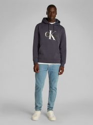 CALVIN KLEIN JEANS Bluza w kolorze antracytowym rozmiar: S. Czarne bluzy z kapturem męskie Calvin Klein Jeans, s, z bawełny. Za 166.88 zł.