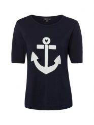 Franco Callegari Koszulka Kobiety Bawełna (100%) niebieski, M. Niebieskie t-shirty damskie Franco Callegari, m, bez wzorów, z bawełny, bez kołnierzyka. Za 99.95 zł.
