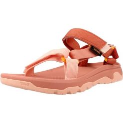 Sandały TEVA C HURRICANE XLT J Rose. Czerwone obuwie trekkingowe damskie Teva, bez wzorów, z tkaniny, bez obcasa. Za 218.99 zł.