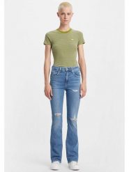 Levi´s Dżinsy "725" - Flare fit - w kolorze niebieskim rozmiar: W30/L34. Niebieskie jeansy damskie z podwyższonym stanem. Za 393.45 zł.