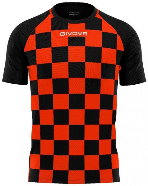 Koszulka sportowa Givova Dama pomarańczowo-czarna. Czarne bluzki sportowe damskie Givova, m, bez wzorów, z dzianiny, bez ramiączek. Za 72.07 zł.