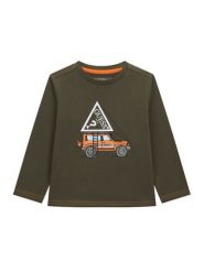 Guess Bluzka N6BI13 K5865 Zielony ciemny Regular Fit. Zielone t-shirty chłopięce Guess, z aplikacjami, z bawełny, bez ramiączek. Za 84.99 zł.
