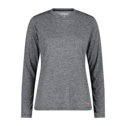 Damska koszulka z długim rękawem CMP. Szare t-shirty damskie CMP, l, bez wzorów, z dżerseju, bez kołnierzyka. Za 126.50 zł.