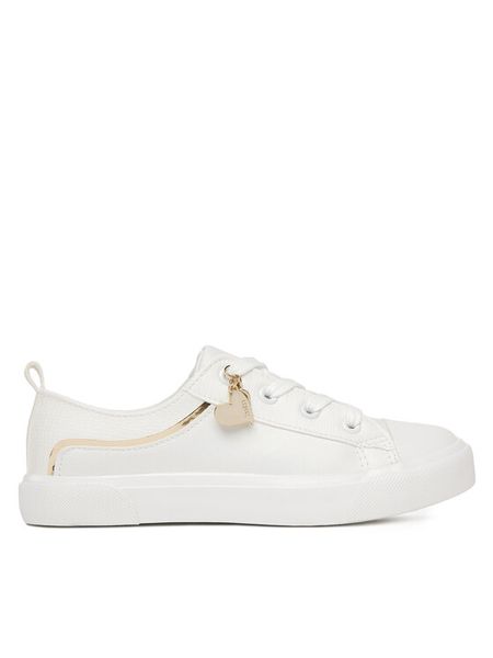 DeeZee Trampki CSS20377-28 Biały. Białe trampki i tenisówki dziewczęce DeeZee, bez wzorów, ze skóry, bez zapięcia. Za 99.99 zł.