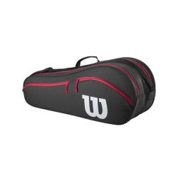 Torba tenisowa na rakiety Wilson Advantage 6 Pack Bag. Czarne torebki klasyczne damskie Wilson, bez wzorów, bez dodatków. Za 169.99 zł.