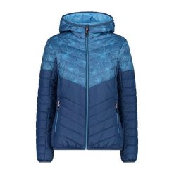 Kurtka damska turystyczna CMP 33Z5126. Niebieskie kurtki damskie CMP, bez wzorów, bez kaptura. W wyprzedaży za 349.99 zł.
