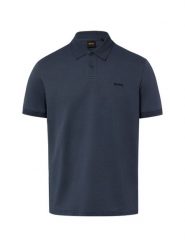 BOSS Orange koszulka polo - Pe_Interlock Mężczyźni Bawełna niebieski, XL. Niebieskie koszulki polo męskie Boss Orange, m, bez wzorów, z bawełny, bez ramiączek. Za 449.95 zł.