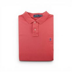 Second life - Koszulka Polo Ralph Lauren męska z krótkim rękawem - Stan dobry. Brązowe koszulki polo męskie Ralph Lauren, l, bez wzorów, z materiału, bez ramiączek. Za 106.46 zł.