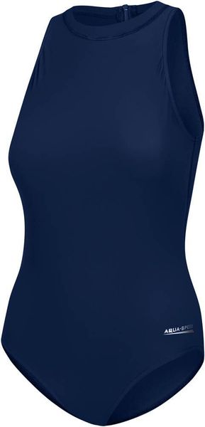 Strój jednoczęściowy pływacki damski Aqua Speed Blanka. Czarne stroje jednoczęściowe damskie Aqua-Speed, bez wzorów. Za 139.99 zł.