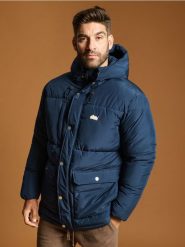 Kurtka z kapturem - granatowy. Niebieskie kurtki męskie Sinsay, l, z aplikacjami, z kapturem. Za 159.99 zł.