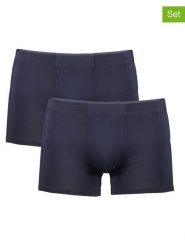 Skiny Bokserki (2 pary) w kolorze granatowym rozmiar: M. Niebieskie bokserki męskie Skiny, bez wzorów. Za 63.95 zł.