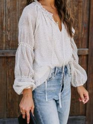 Milan Kiss Bluzka w kolorze kremowym rozmiar: S. Brązowe bluzki damskie Milan Kiss, s, bez wzorów, bez kołnierzyka, bez ramiączek. Za 104.99 zł.