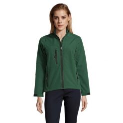 Kurtka Damska Roxy Soft Shell. Zielone kurtki damskie SOL'S, s, bez wzorów, bez kaptura. Za 217.99 zł.