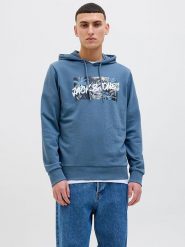 Jack & Jones Bluza "Hawaii" w kolorze niebieskim rozmiar: XXL. Niebieskie bluzy z kapturem męskie Jack & Jones, xxl. Za 79.03 zł.
