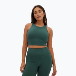Biustonosz Girlfriend Collective Rib Dylan. Zielone biustonosze sportowe damskie GIRLFRIEND COLLECTIVE, bez wzorów. Za 159.99 zł.