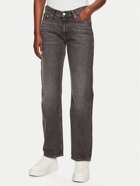 Calvin Klein Jeans Jeansy J20J223641 Szary Straight Fit. Szare jeansy damskie Calvin Klein Jeans. Za 249.99 zł.