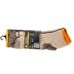 Skarpetki sportowe męskie 3pk Mens Work Qtr Socks. Brązowe skarpetki męskie Skechers, bez wzorów, z lycry. Za 79.99 zł.