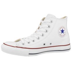 Trampki Converse Chuck Taylor HI Leather, Dla obu płci. Białe trampki i tenisówki męskie Converse, bez wzorów, ze skóry, bez zapięcia. Za 490.00 zł.
