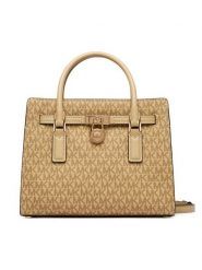 MICHAEL Michael Kors Torebka Hamilton Moderne 30T6GNXS1V Kremowy. Białe torebki klasyczne damskie MICHAEL Michael Kors, bez wzorów, ze skóry, bez dodatków. Za 1,239.00 zł.