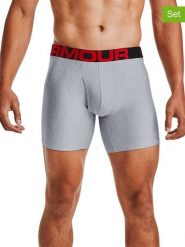 Under Armour Bokserki (2 pary) w kolorze jasnoszarym rozmiar: S. Szare bokserki męskie Under Armour, bez wzorów. Za 72.06 zł.