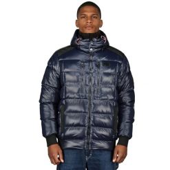 Kurtka męska Geographical Norway BAPTISTE NAVY DB MEN 056 NAVY. Niebieskie kurtki męskie Geographical Norway, na zimę, m, bez wzorów, z materiału, klasyczne, z kapturem. Za 209.00 zł.