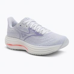 Buty do biegania damskie Mizuno Wave Rider 29 white/icelandic blue/strikingcoral. Białe obuwie do biegania damskie Mizuno, mizuno wave. Za 379.99 zł.