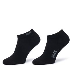 Skarpety krótkie BOSS. Czarne skarpetki męskie Boss, bez wzorów. Za 69.99 zł.