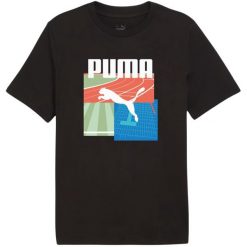 Męska Koszulka Sportowa Summer II. Czarne t-shirty sportowe męskie Puma, m, bez ramiączek, trekkingowe. Za 138.99 zł.