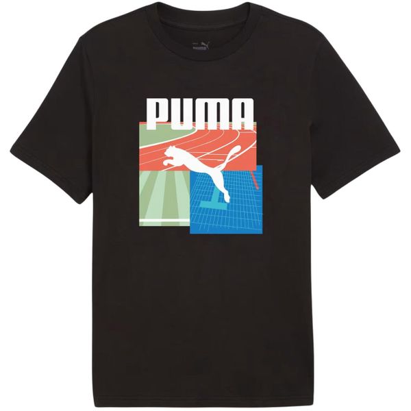 Męska Koszulka Sportowa Summer II. Czarne t-shirty sportowe męskie Puma, m, bez ramiączek, trekkingowe. Za 139.99 zł.