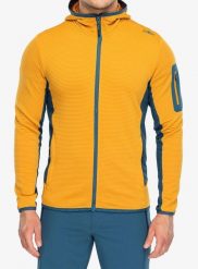 Bluza polarowa CMP Mirevo Jacket. Żółte bluzy z kapturem męskie CMP, m, z elastanu. Za 384.99 zł.