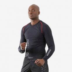 Koszulka do MMA / Grapplingu Outshock Rashguard. Czarne t-shirty damskie OUTSHOCK, s, bez wzorów, z elastanu, bez kołnierzyka. Za 149.99 zł.