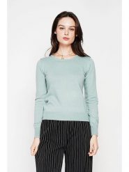 C& Jo Sweter w kolorze miętowym rozmiar: 36. Zielone swetry klasyczne damskie C& Jo, ze splotem, bez kołnierzyka. Za 117.45 zł.