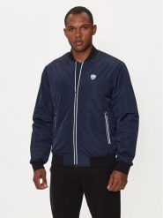 EA7 Emporio Armani Kurtka bomber 8NPB12 PN7LZ 1562 Granatowy Regular Fit. Niebieskie kurtki męskie EA7 Emporio Armani, l, bez wzorów, z syntetyku, bez kaptura. Za 749.99 zł.