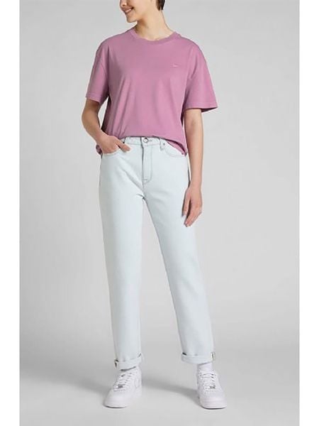 Lee Dżinsy "Carol" - Mom fit - w kolorze błękitnym rozmiar: W28/L35. Niebieskie jeansy damskie Lee. Za 216.45 zł.