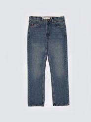 Jeansy męskie z prostą nogawką granatowe Colt 334. Niebieskie jeansy męskie Big Star. Za 349.99 zł.